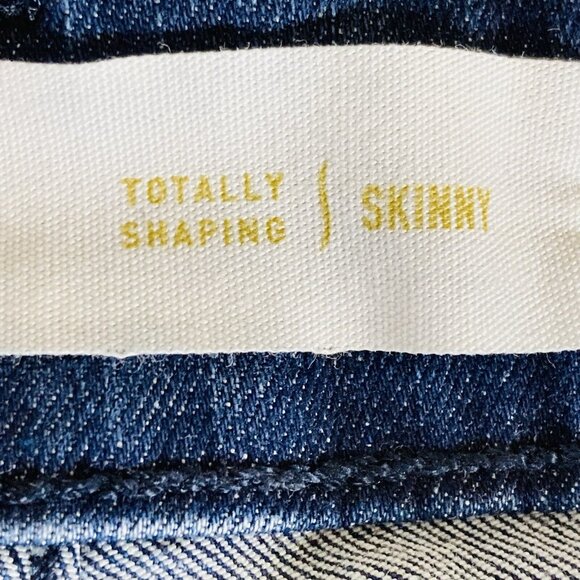 Signature Levi Strauss Women Blue Jeans Sz 26L Shaping Skinny Stretch High Rise - Picture 6 of 11